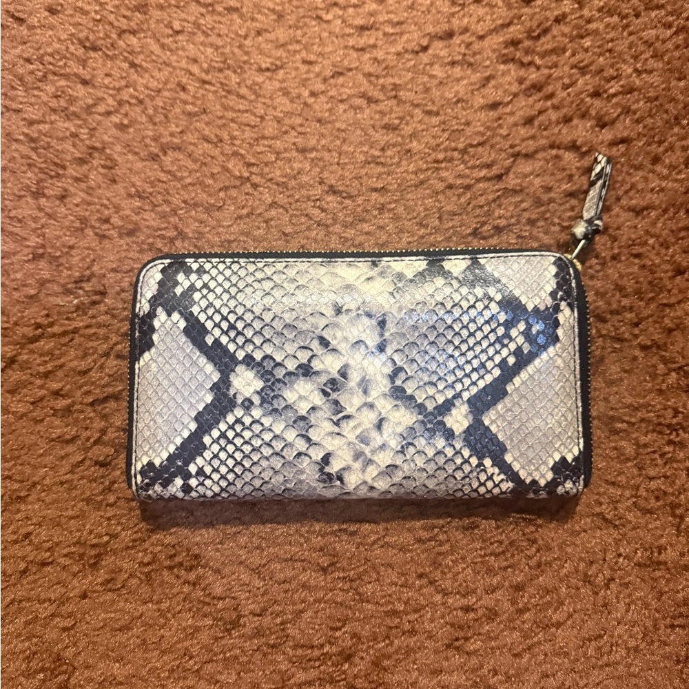 Tory Burch Python Patterned Zip Wallet - image 2